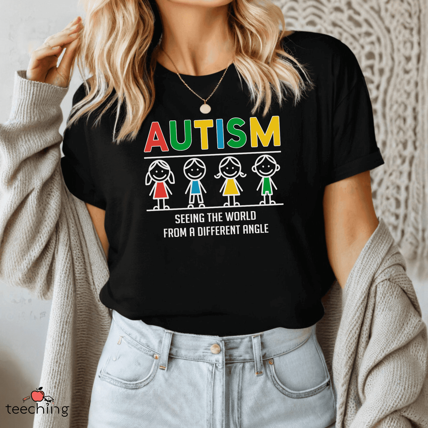 Autism Seeing the World from a Different Angle T-shirt