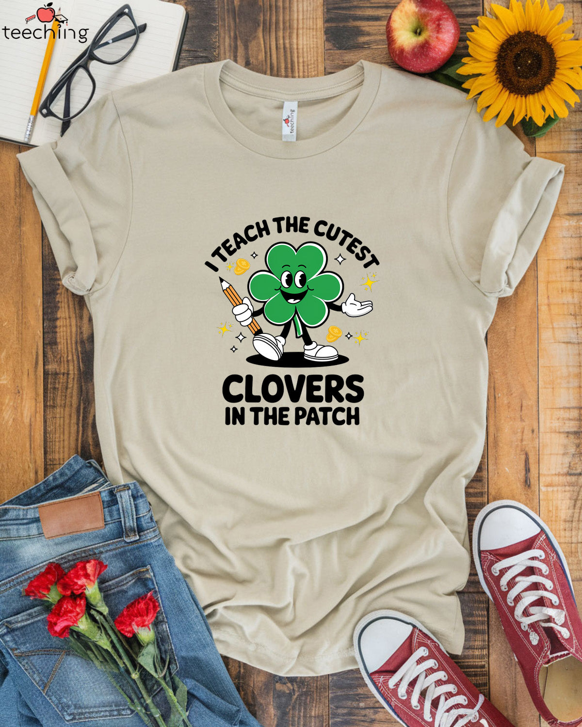 I Teach the Cutest Clovers in the Patch T-shirt