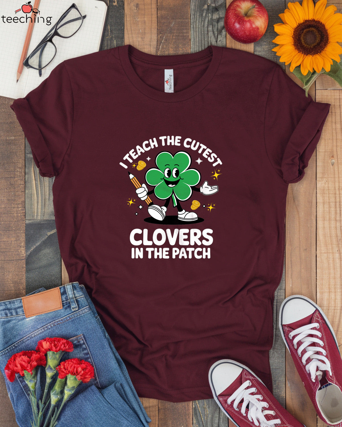 I Teach the Cutest Clovers in the Patch T-shirt