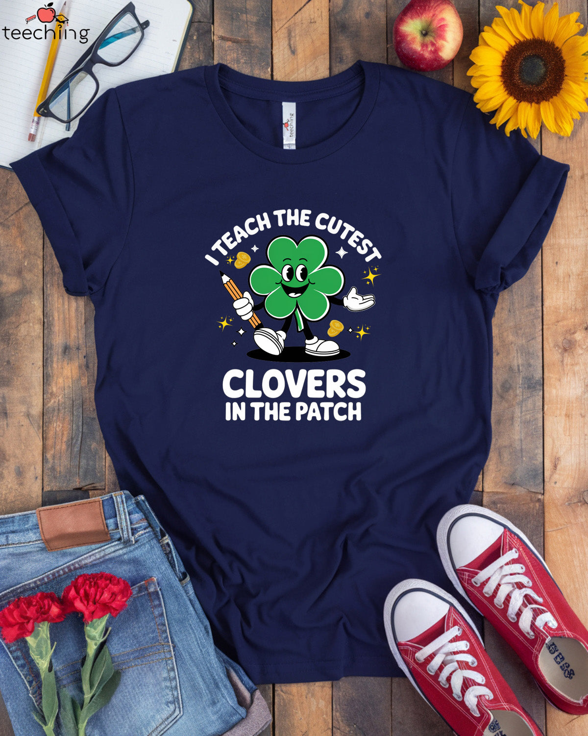 I Teach the Cutest Clovers in the Patch T-shirt