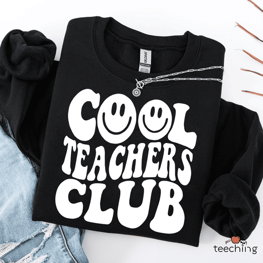 Cool Teachers Club Groovy Retro Sweat