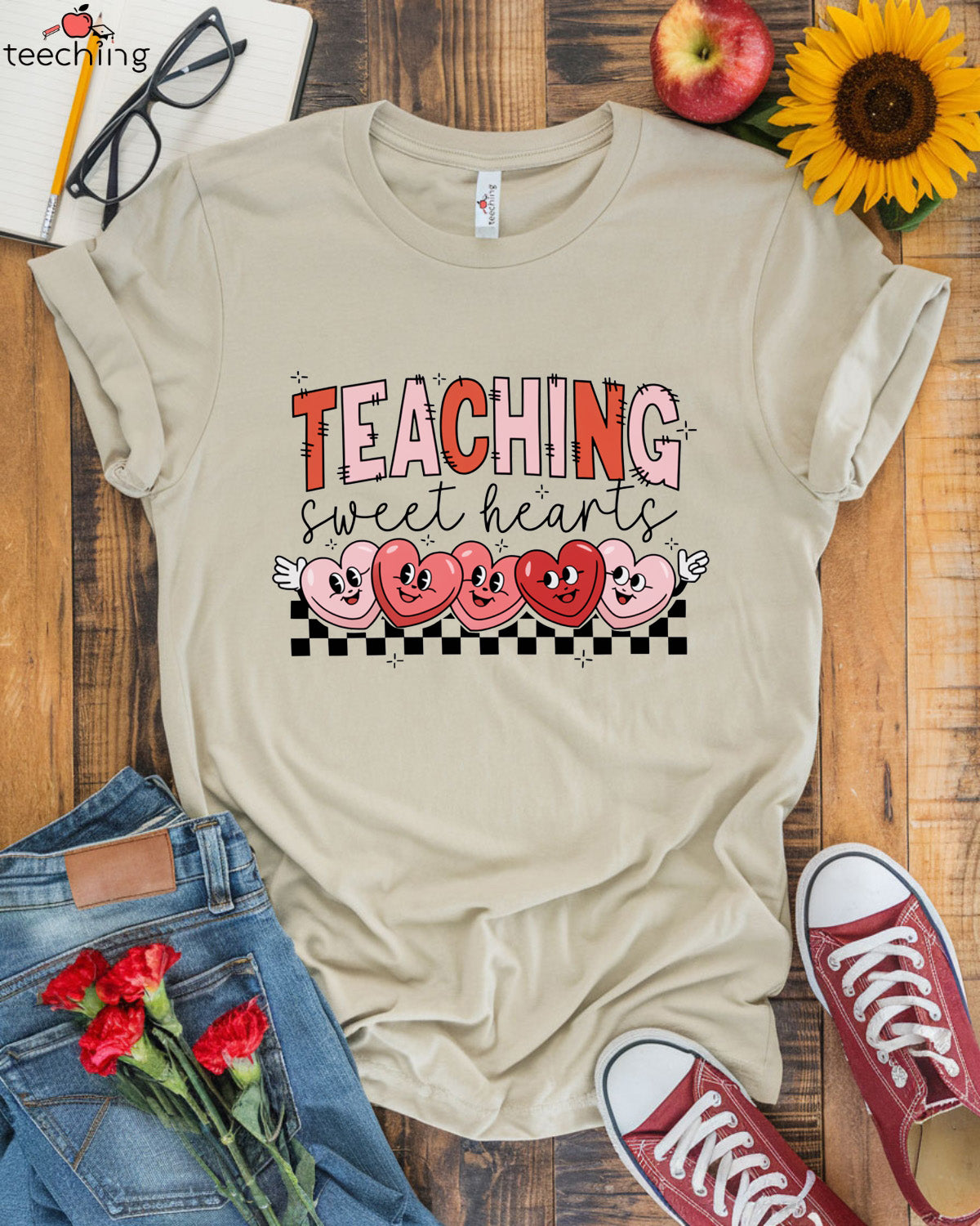 Teaching Sweet Heart T-Shirt