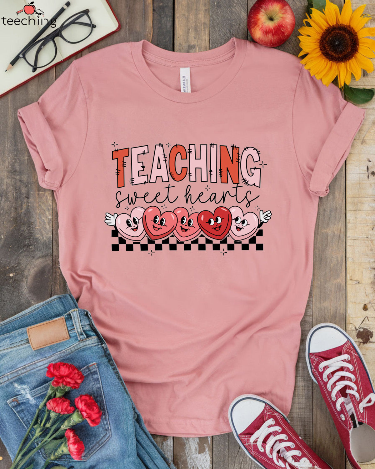 Teaching Sweet Heart T-Shirt