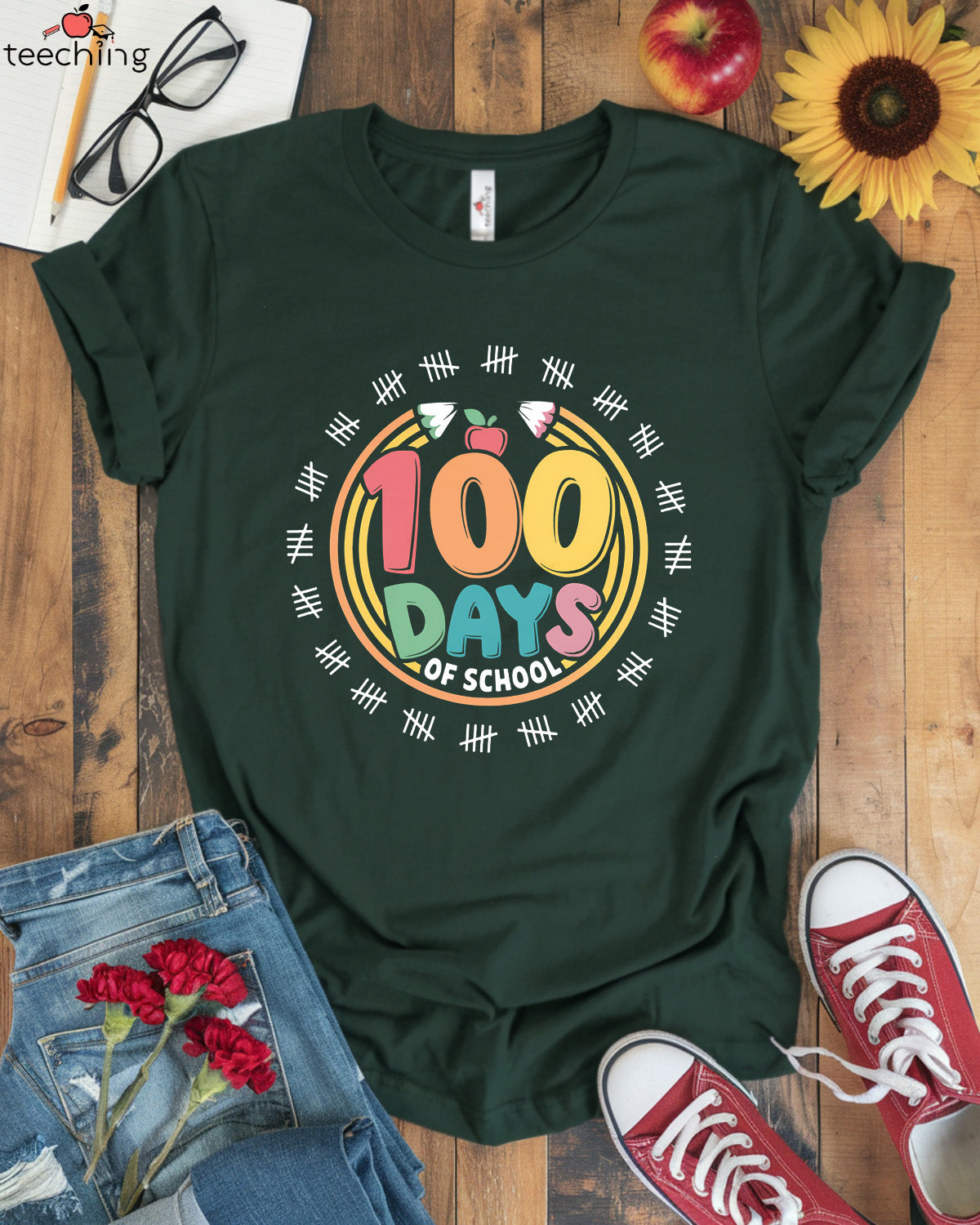100 Days of School T-shirt