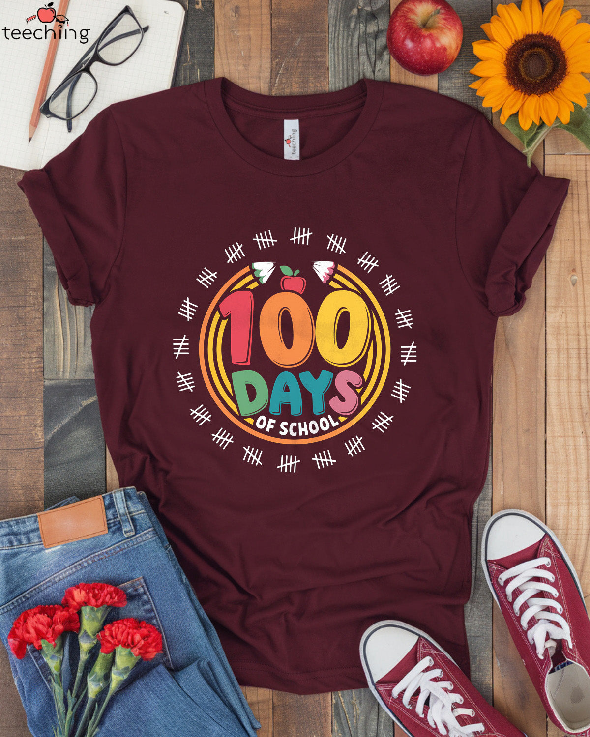 100 Days of School T-shirt