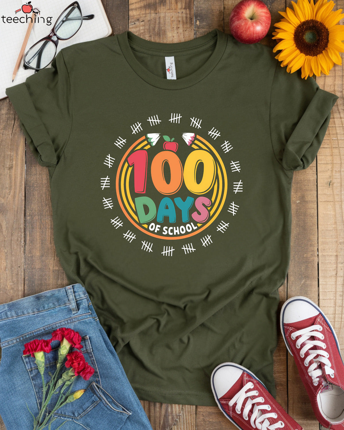 100 Days of School T-shirt