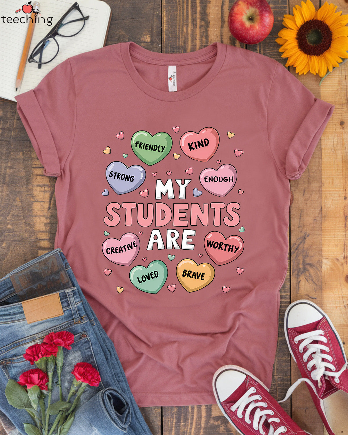 My Students Are My Valentines Teacher T-shirt