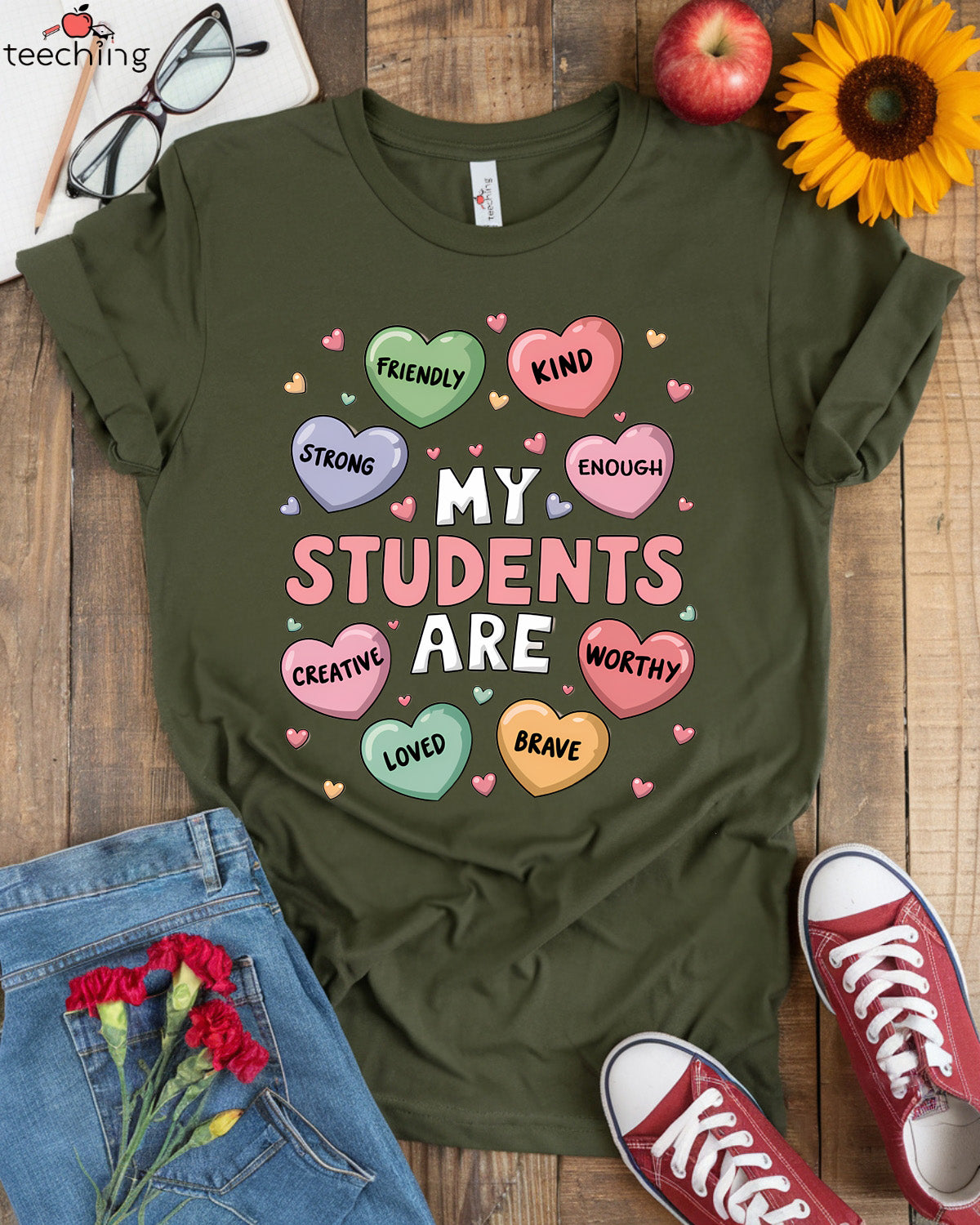 My Students Are My Valentines Teacher T-shirt