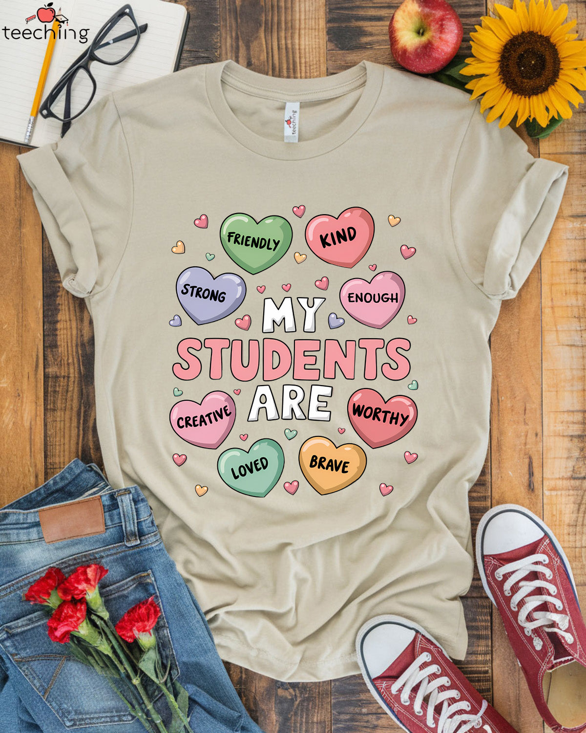 My Students Are My Valentines Teacher T-shirt