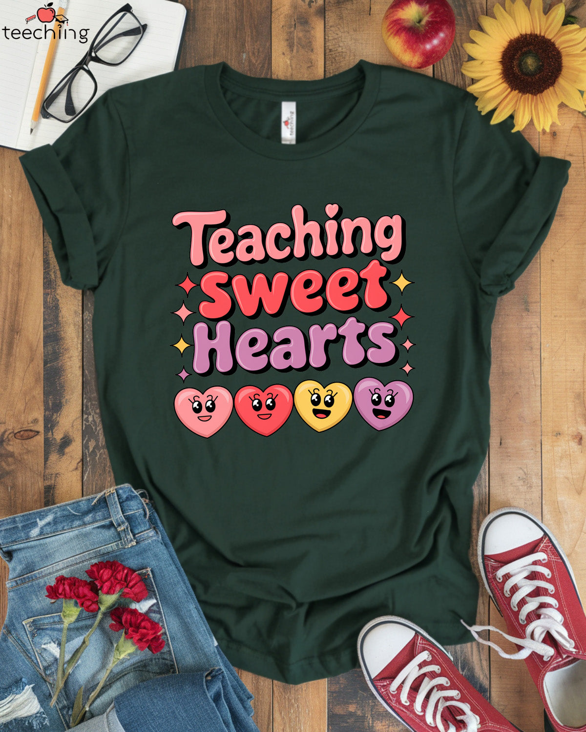 Teaching Sweet Hearts T-shirt