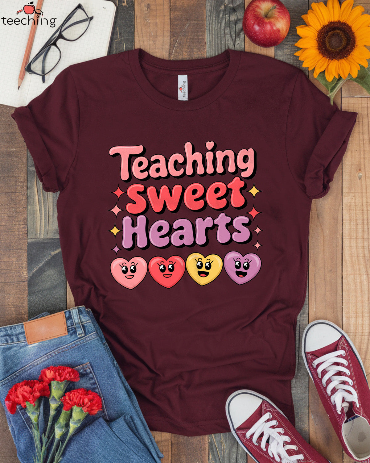 Teaching Sweet Hearts T-shirt
