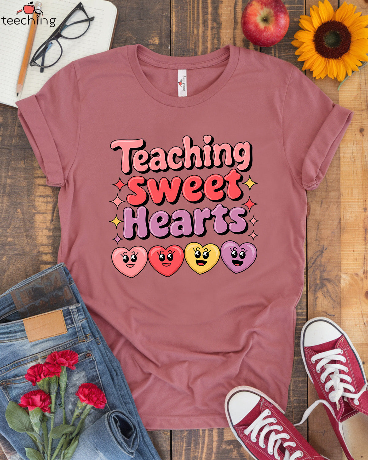 Teaching Sweet Hearts T-shirt