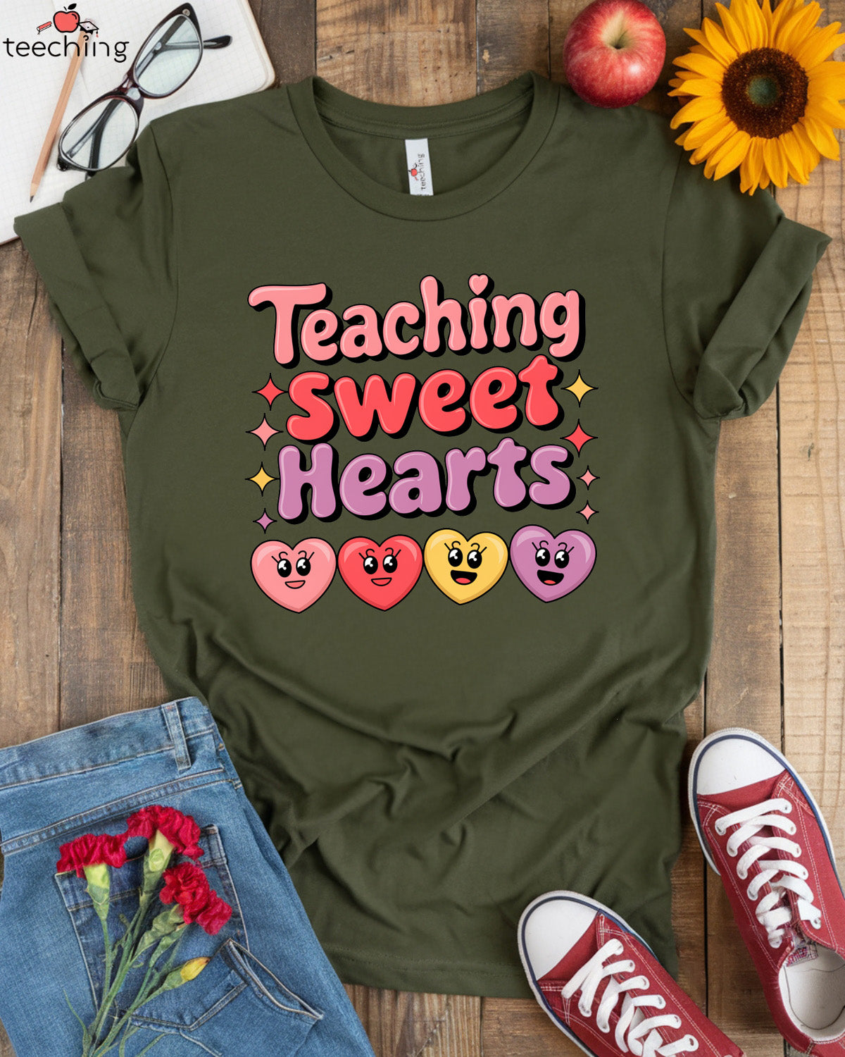 Teaching Sweet Hearts T-shirt