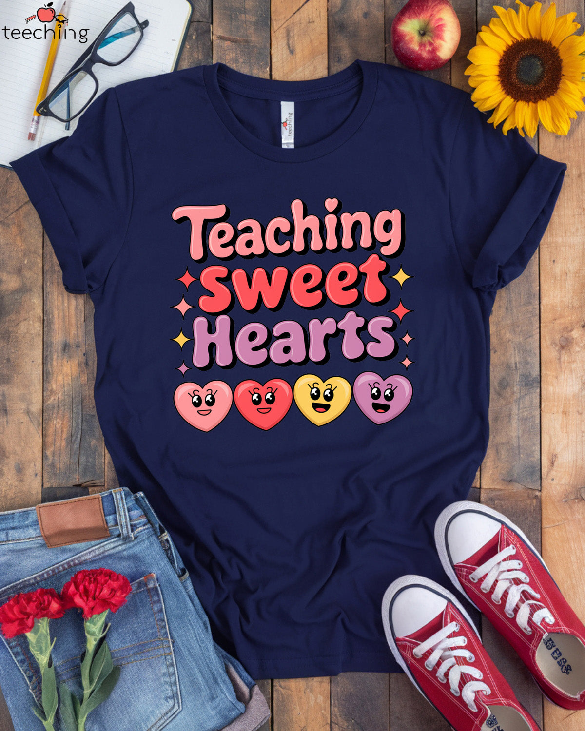 Teaching Sweet Hearts T-shirt