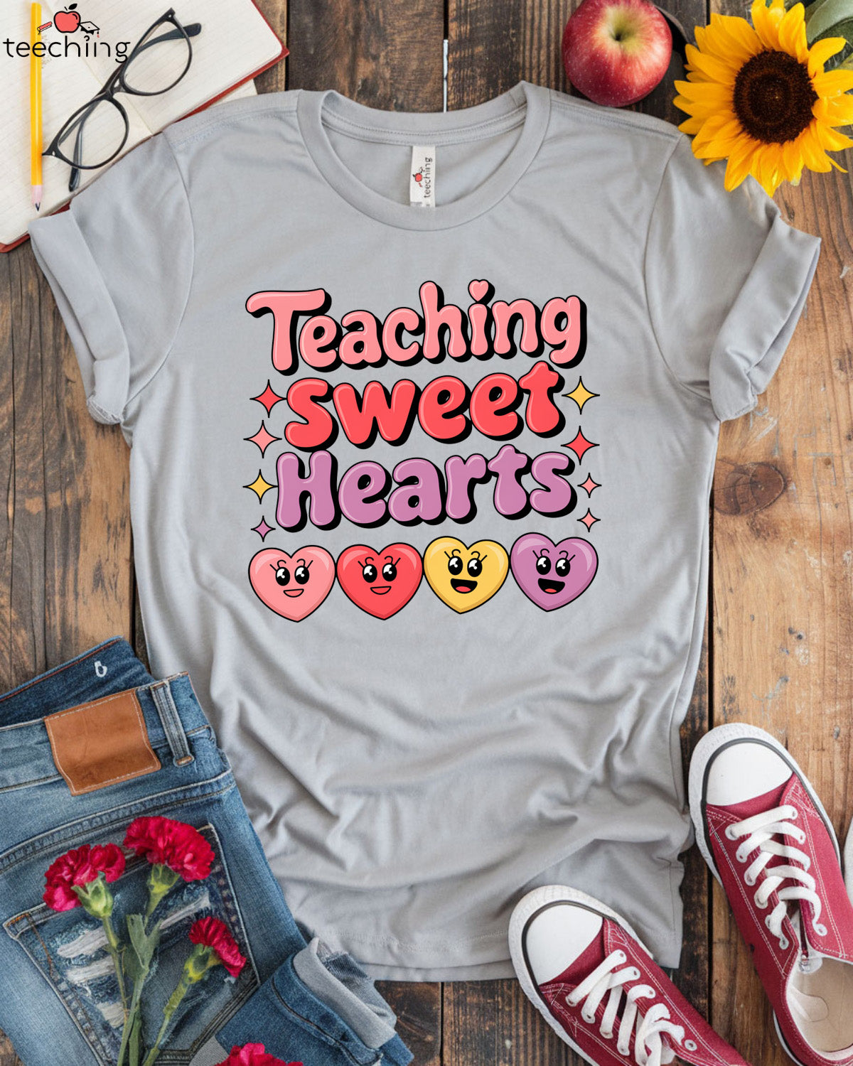 Teaching Sweet Hearts T-shirt