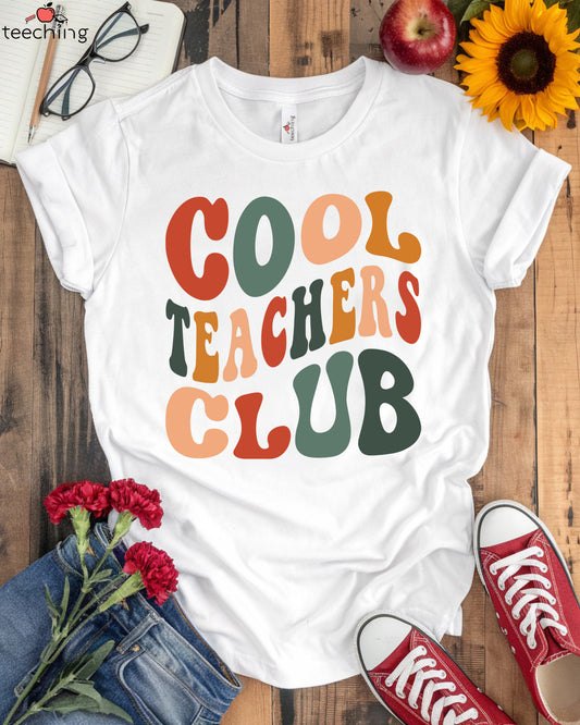 Cool Teachers Club Smiley Tshirt