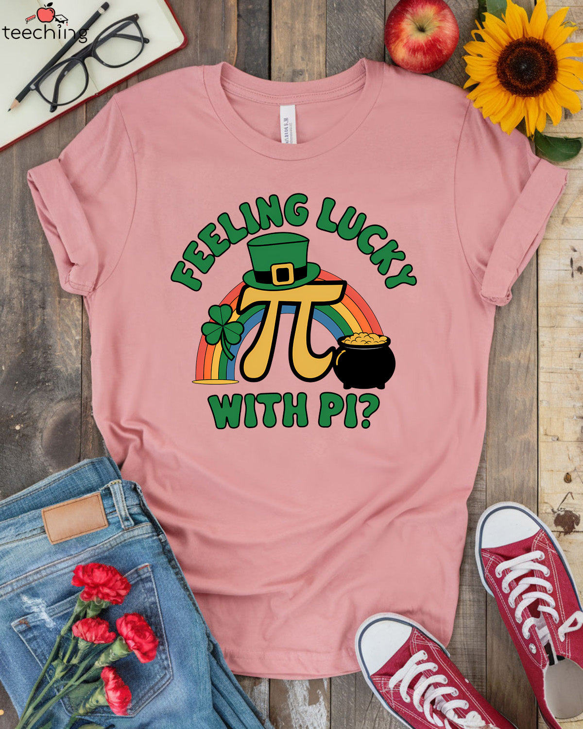 Feeling Lucky with Pi T-shirt