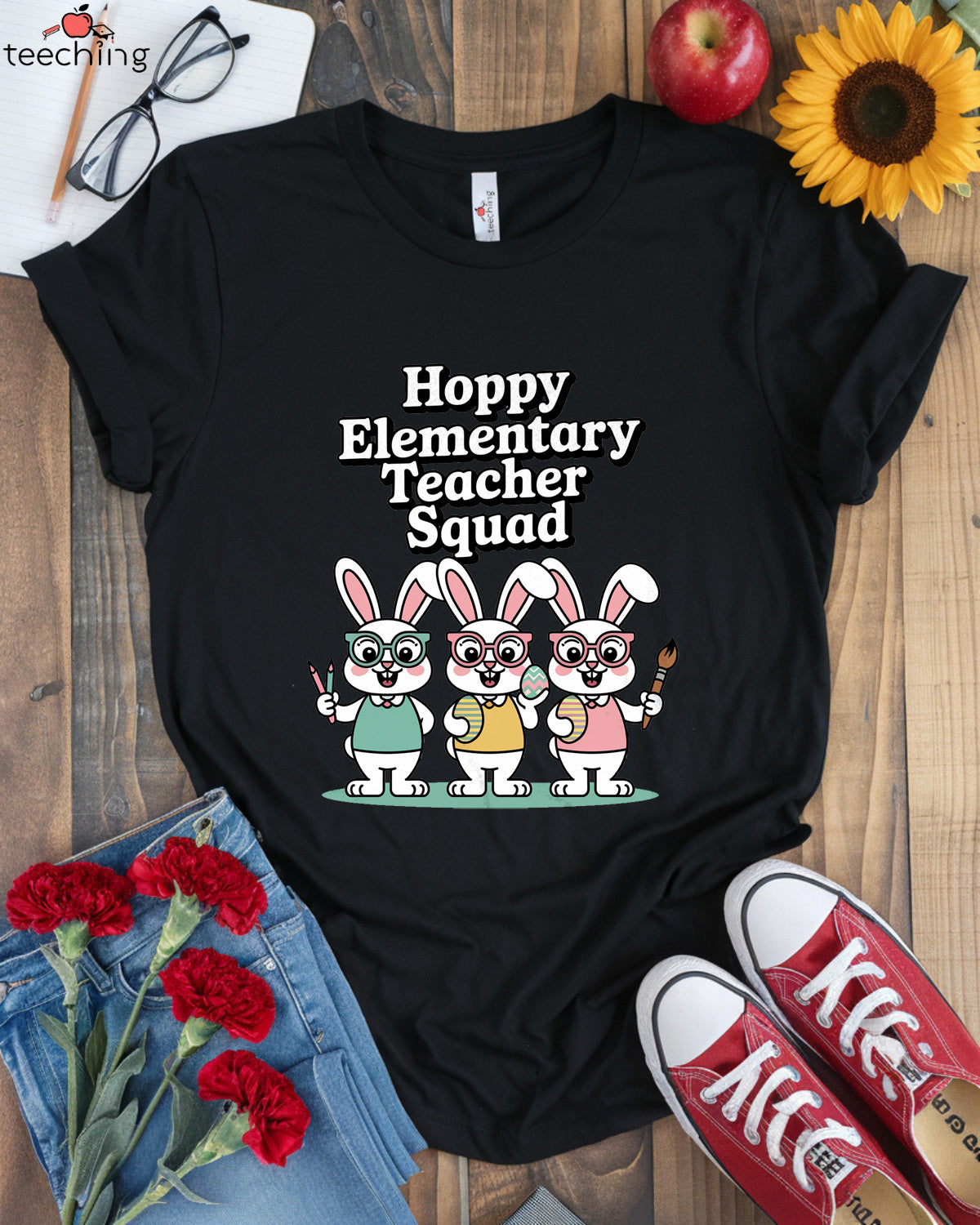 Hoppy Elementary Teacher Squad T-shirt