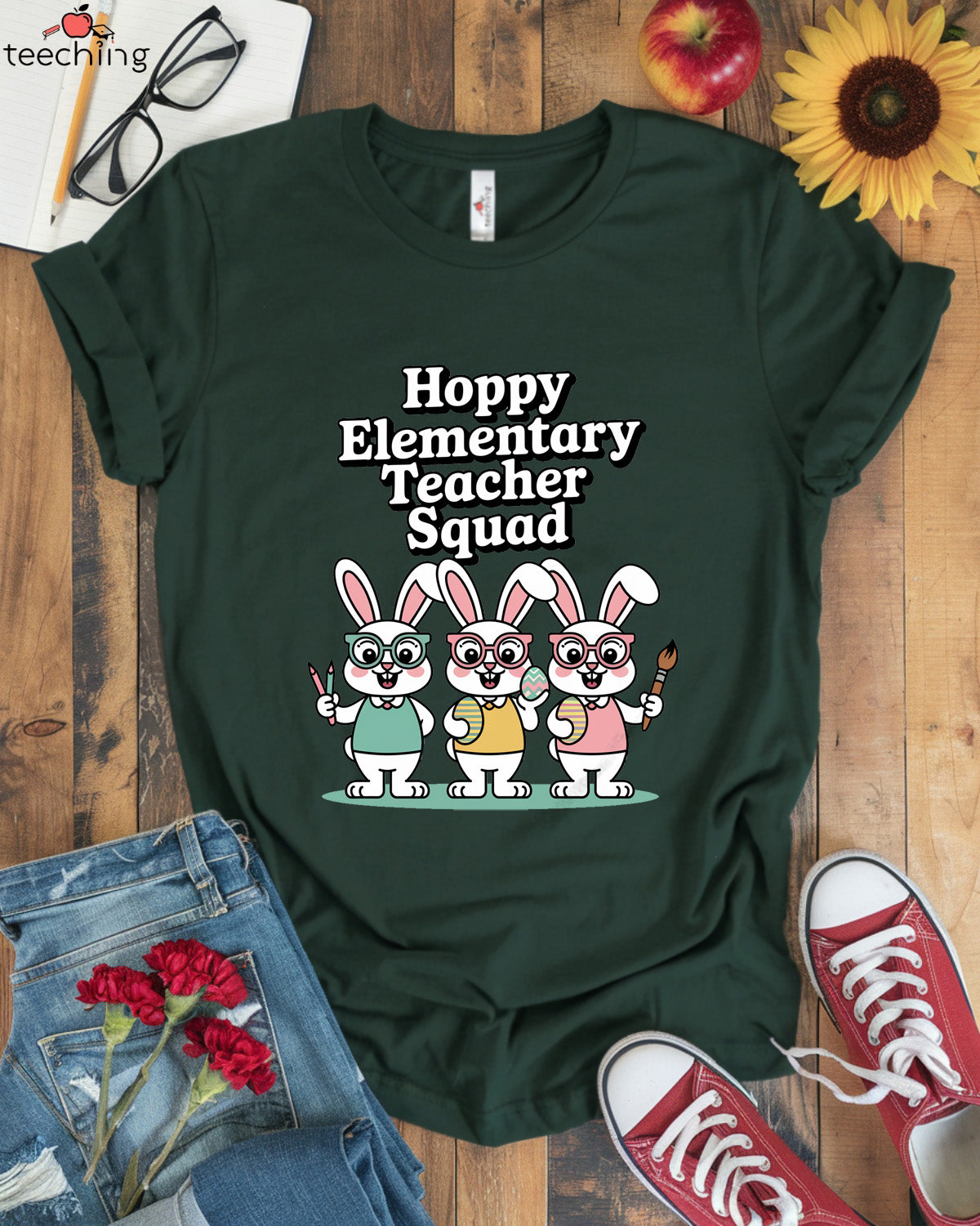 Hoppy Elementary Teacher Squad T-shirt