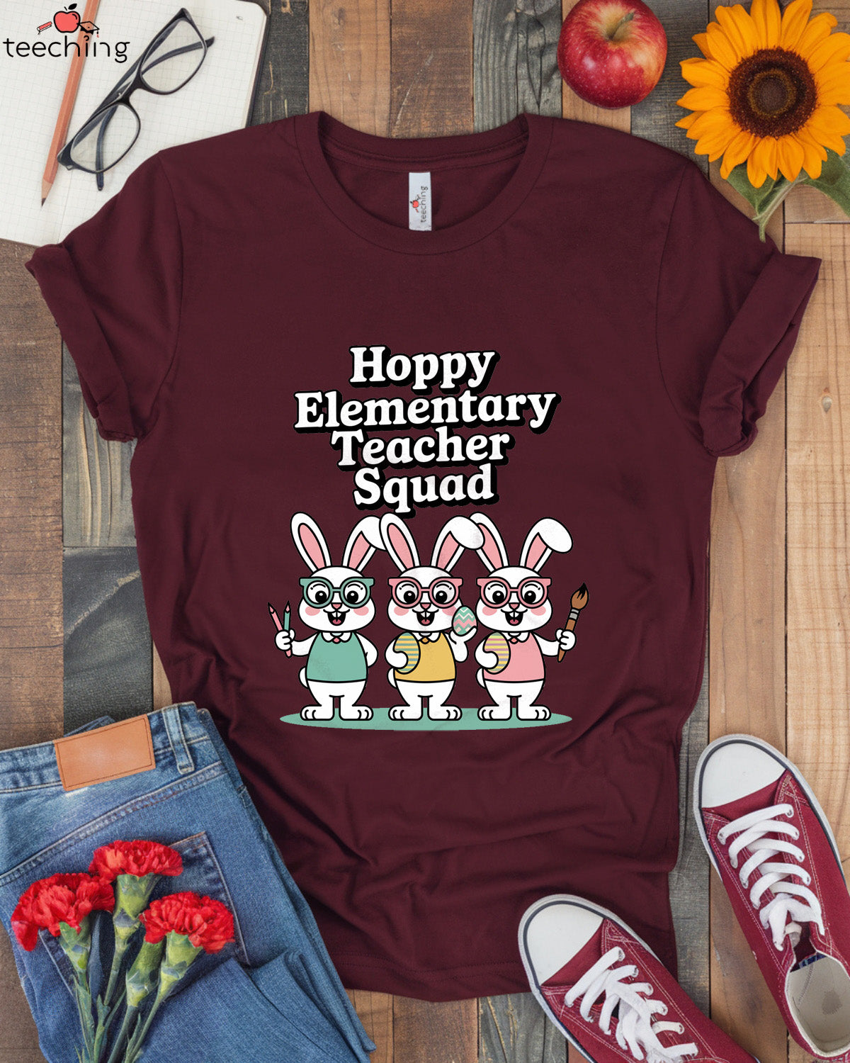 Hoppy Elementary Teacher Squad T-shirt