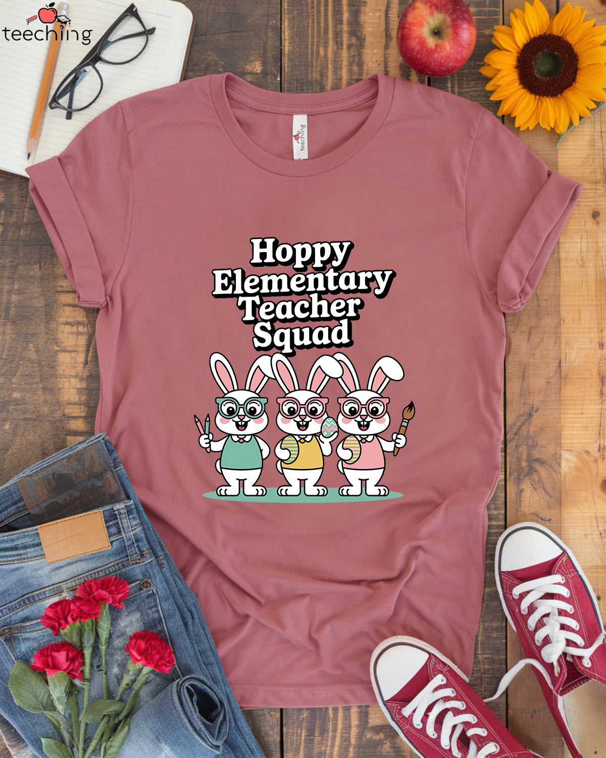 Hoppy Elementary Teacher Squad T-shirt