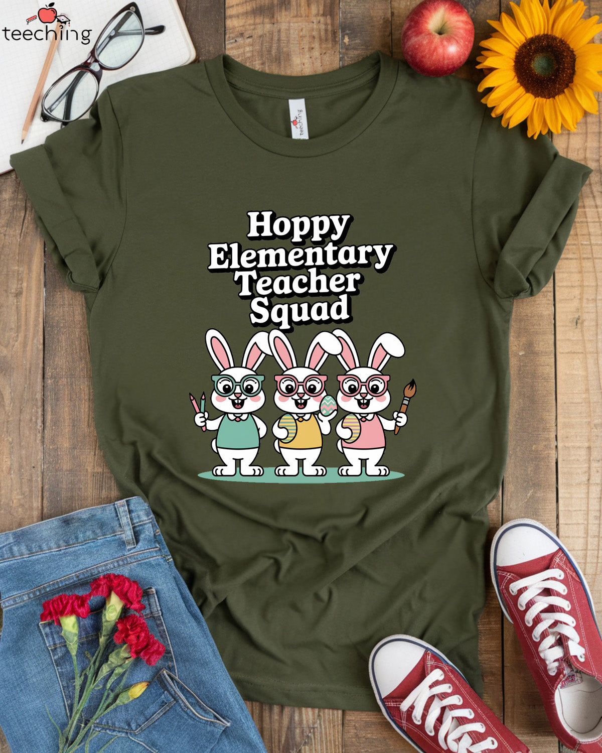 Hoppy Elementary Teacher Squad T-shirt