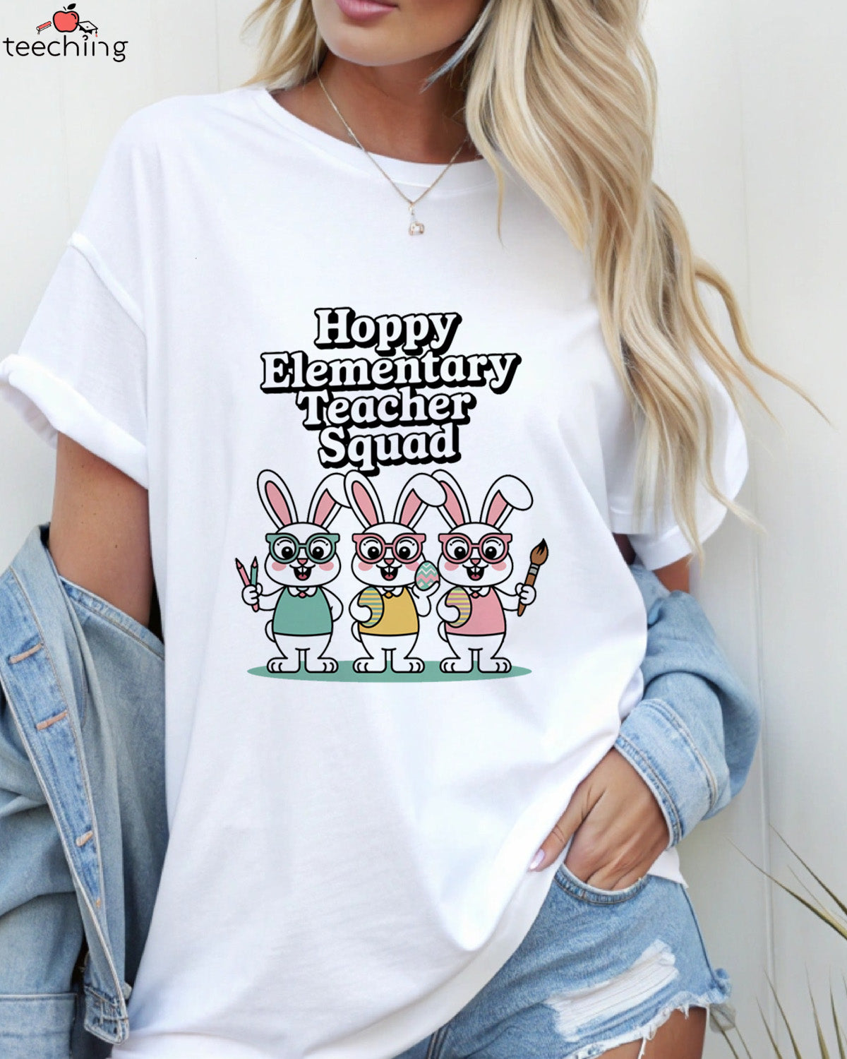 Hoppy Elementary Teacher Squad T-shirt