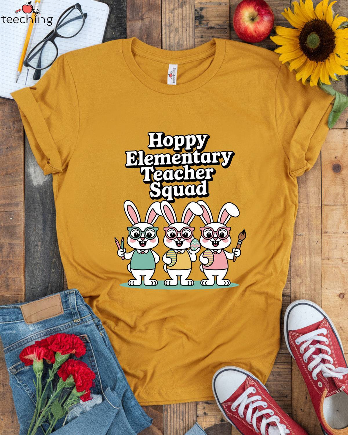 Hoppy Elementary Teacher Squad T-shirt