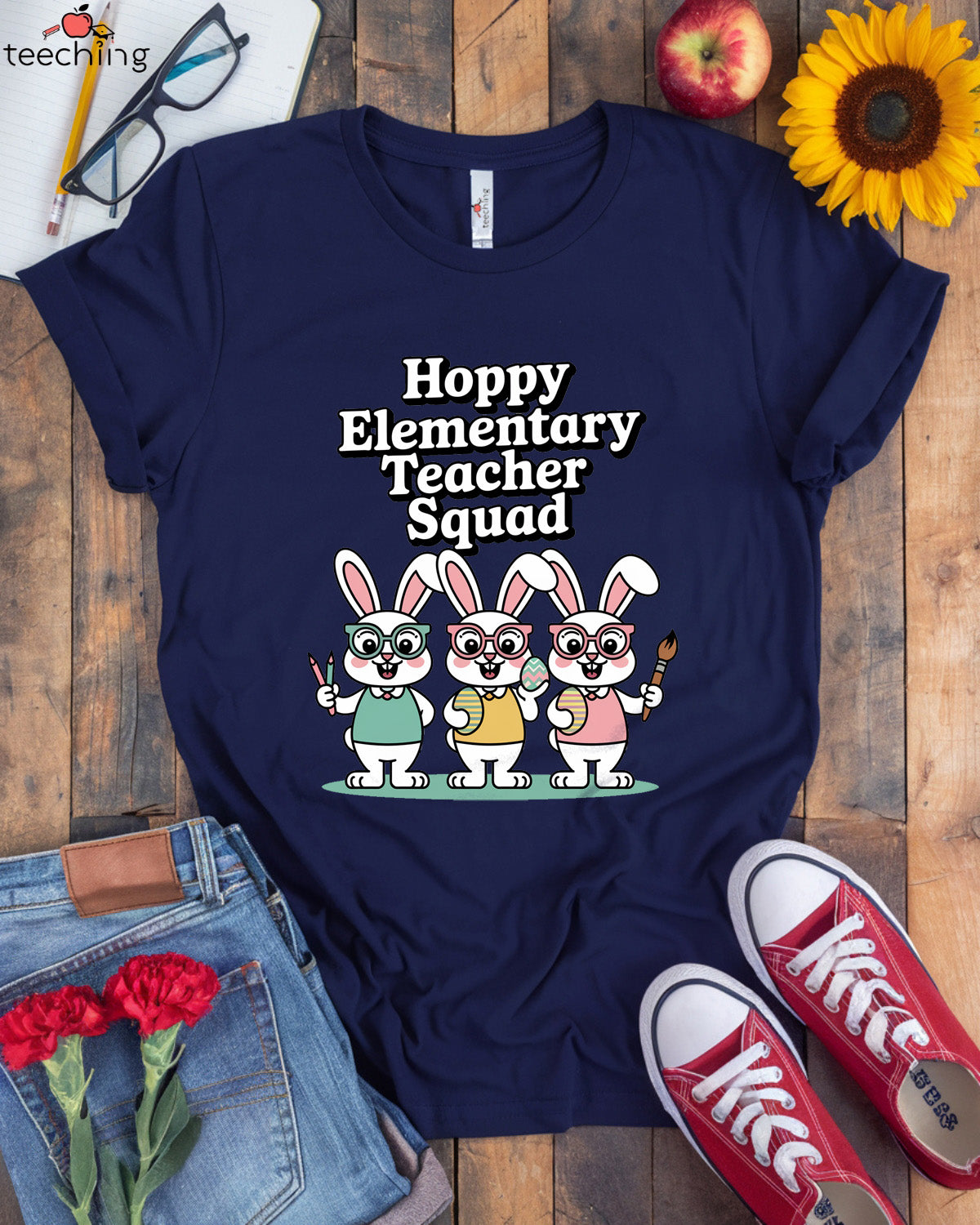 Hoppy Elementary Teacher Squad T-shirt