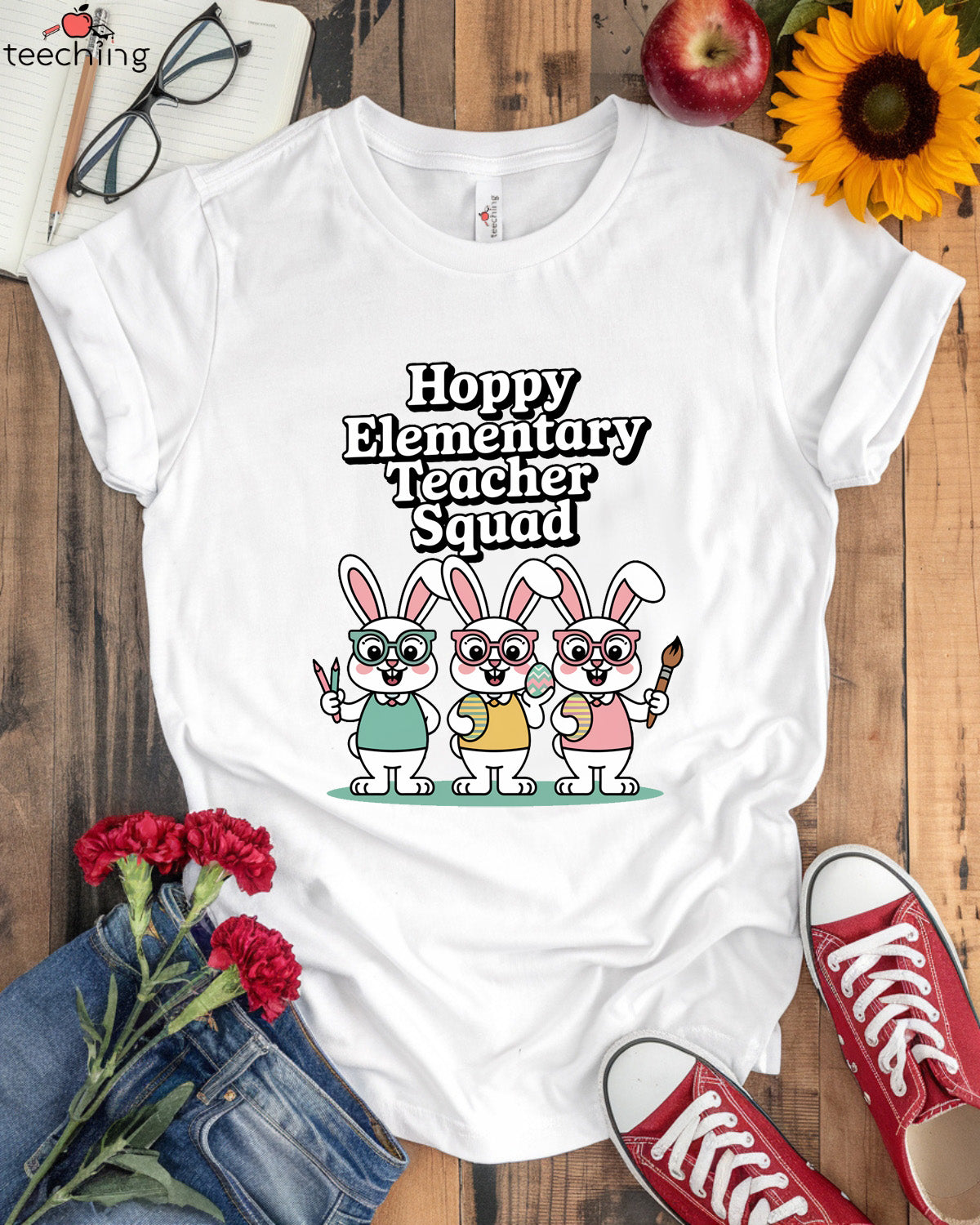 Hoppy Elementary Teacher Squad T-shirt