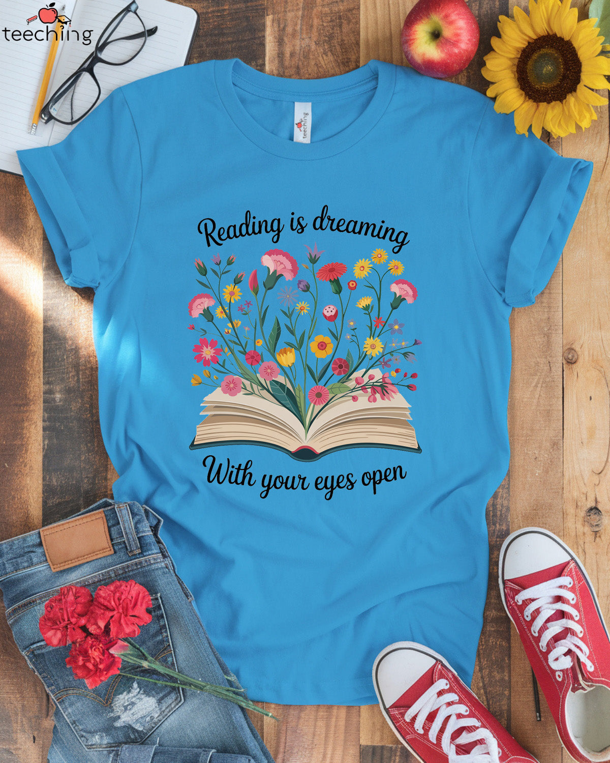 Reading is Dreaming with Your Eyes Open T-shirt