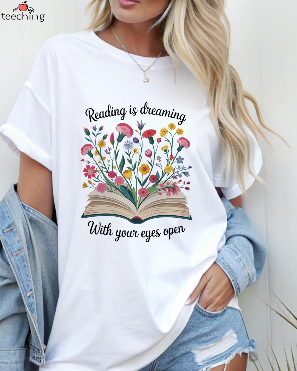 Reading is Dreaming with Your Eyes Open T-shirt