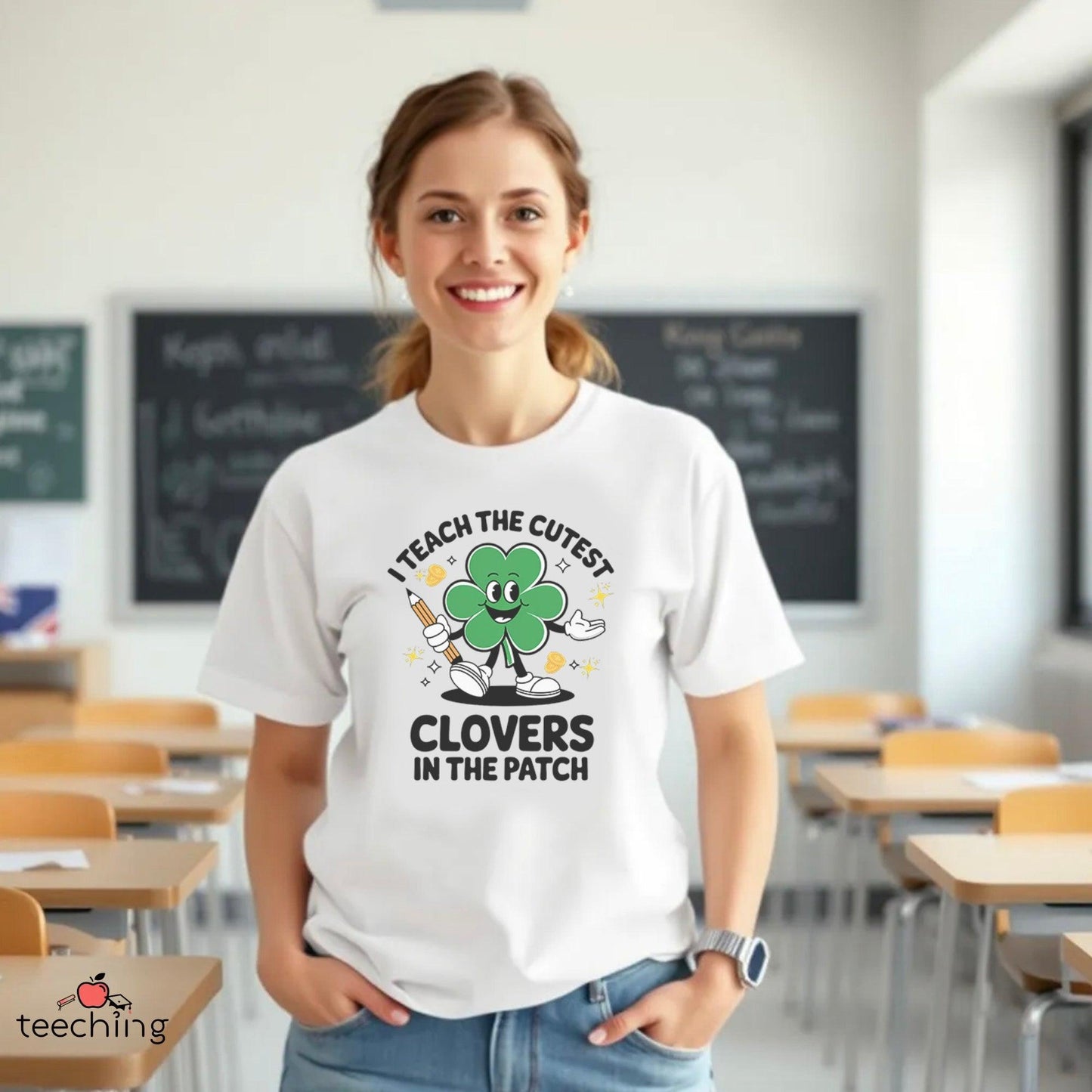 I Teach the Cutest Clovers in the Patch T-shirt