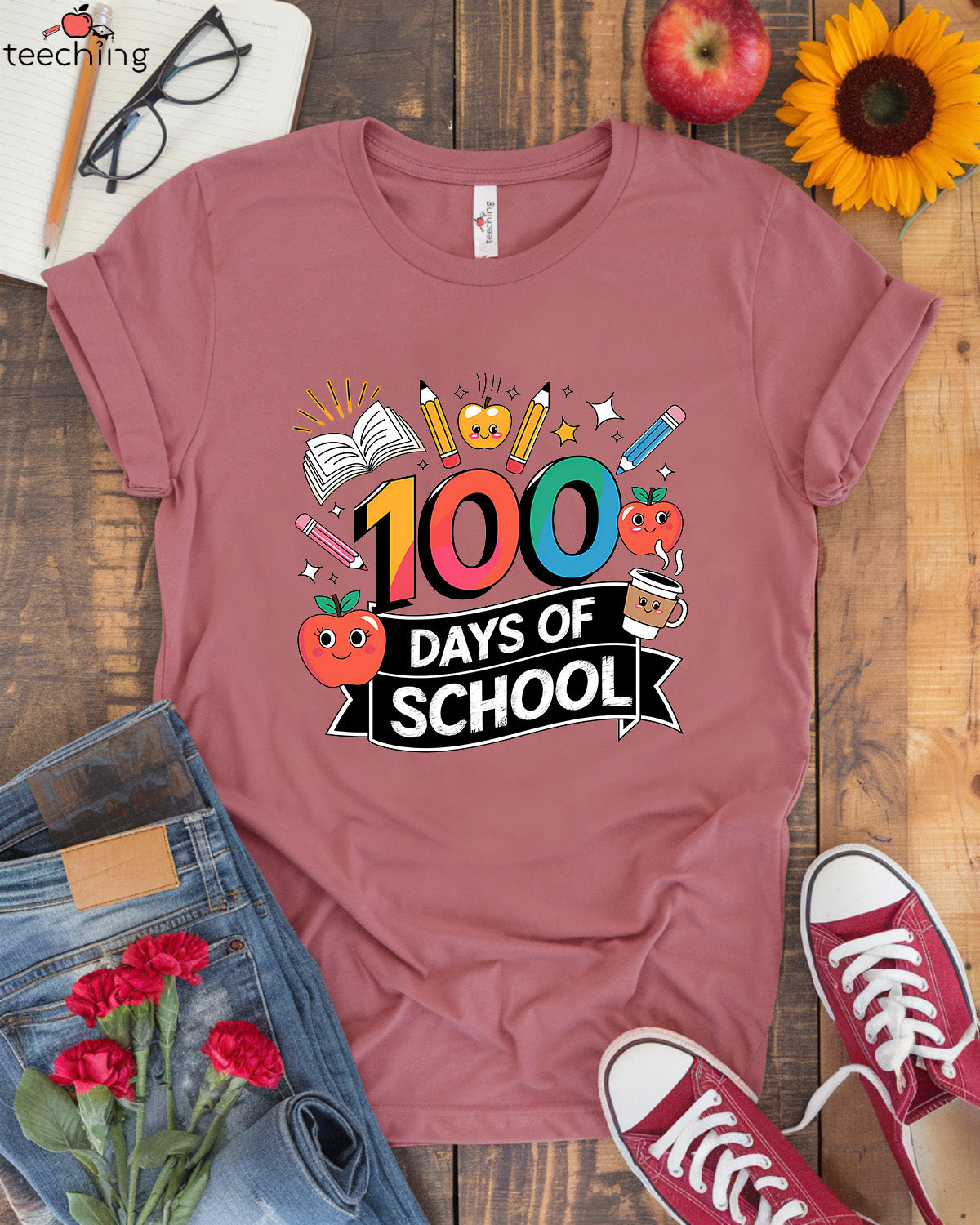 100 Days of School T-shirt
