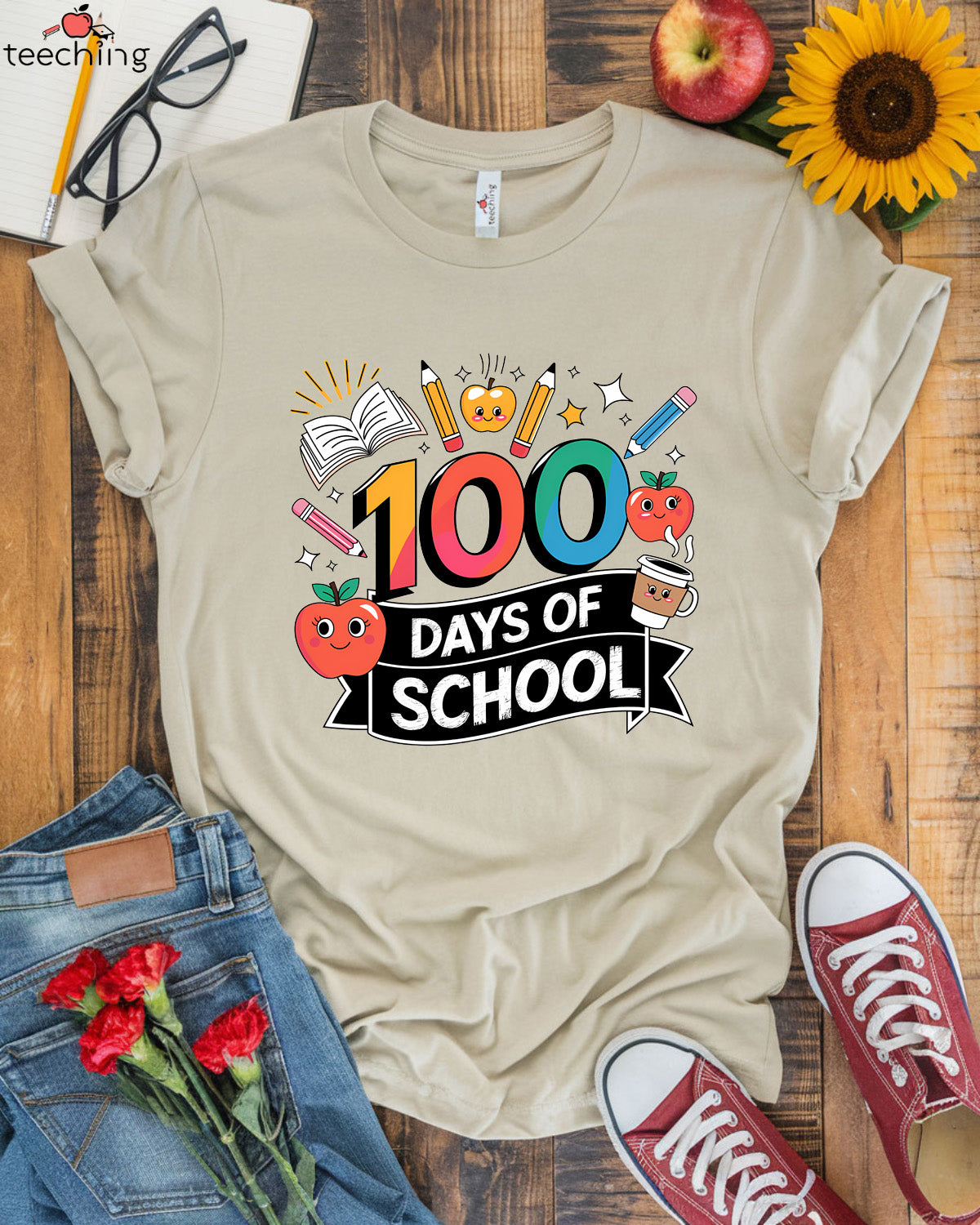 100 Days of School T-shirt