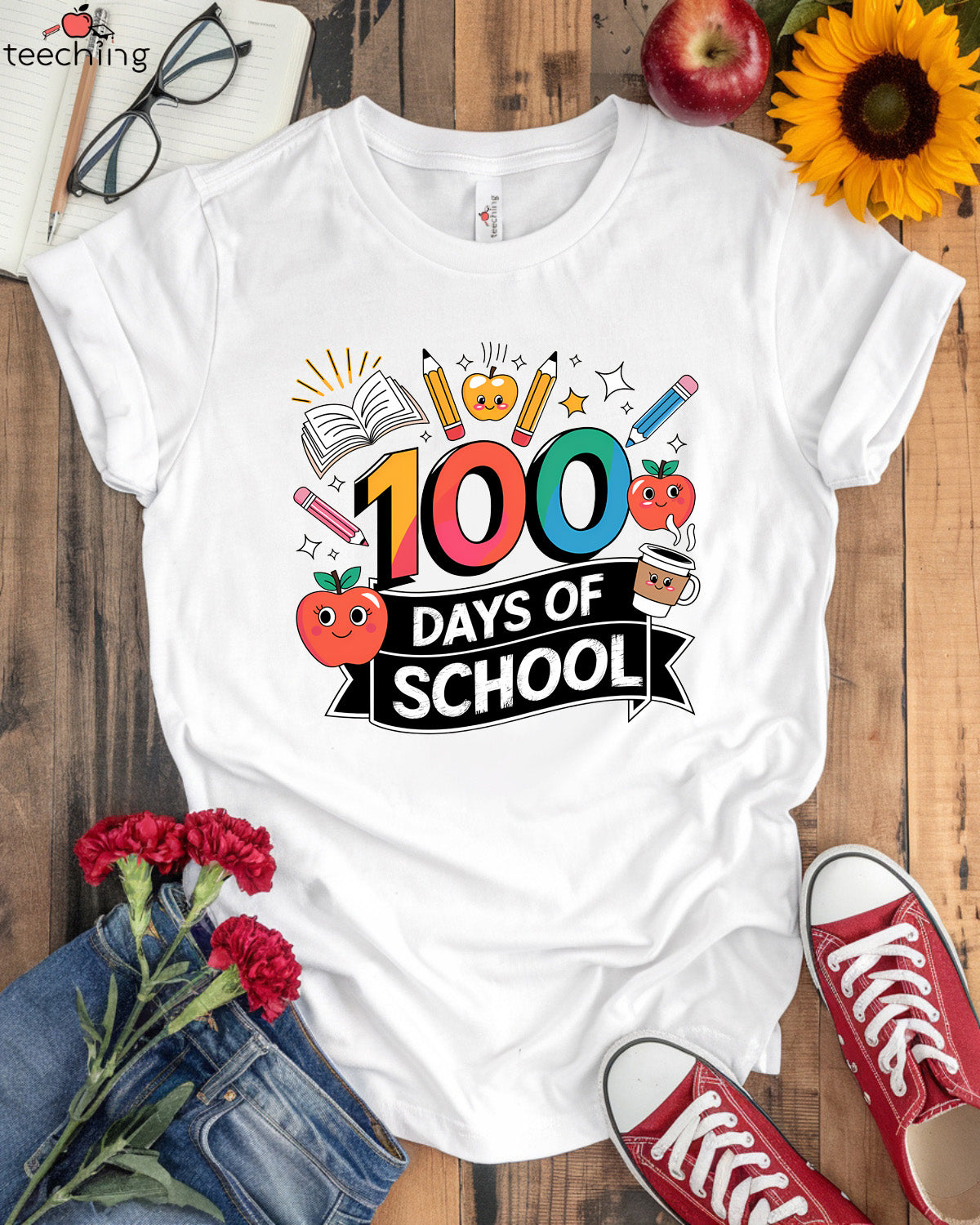 100 Days of School T-shirt
