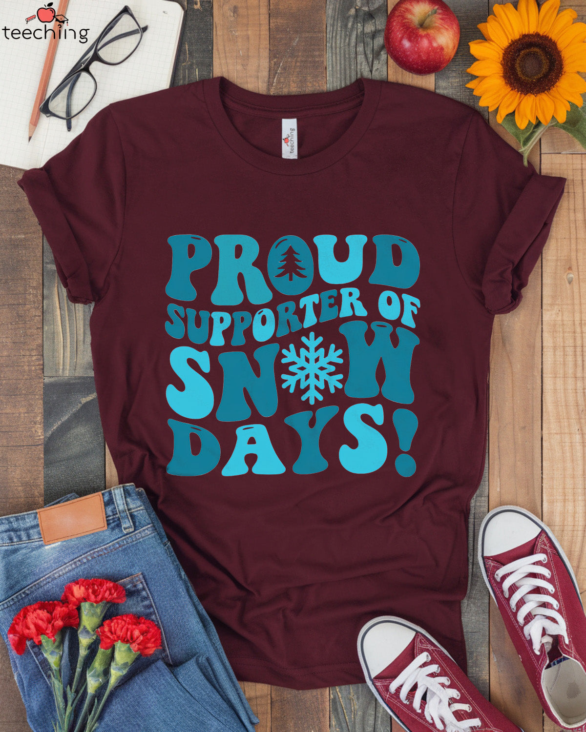Proud Supporter of Snow Days T-shirt