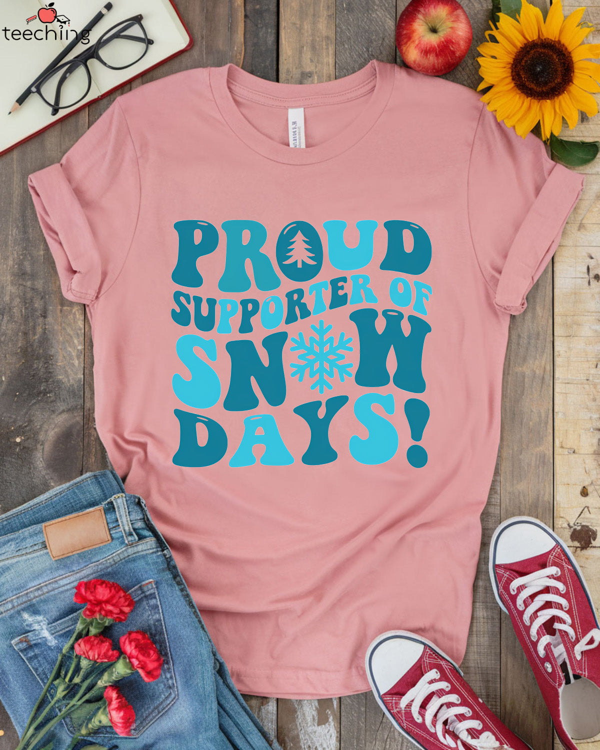 Proud Supporter of Snow Days T-shirt