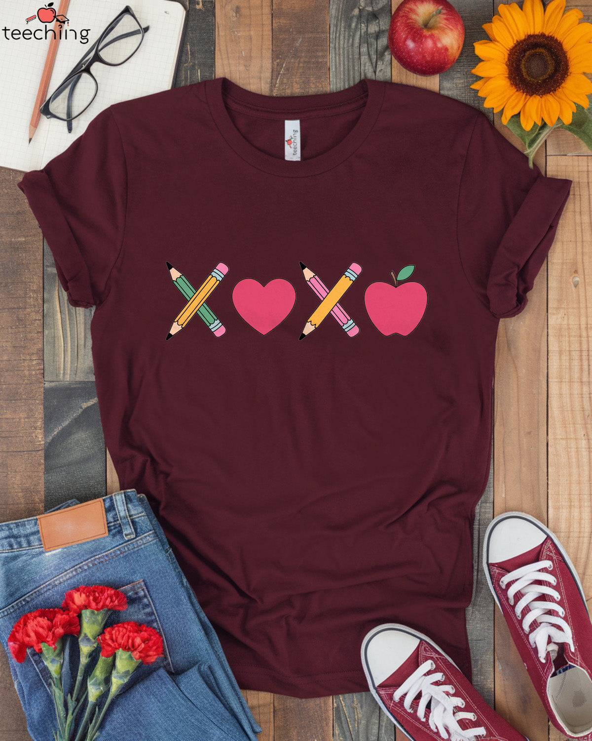 XOXO Teacher Shirt