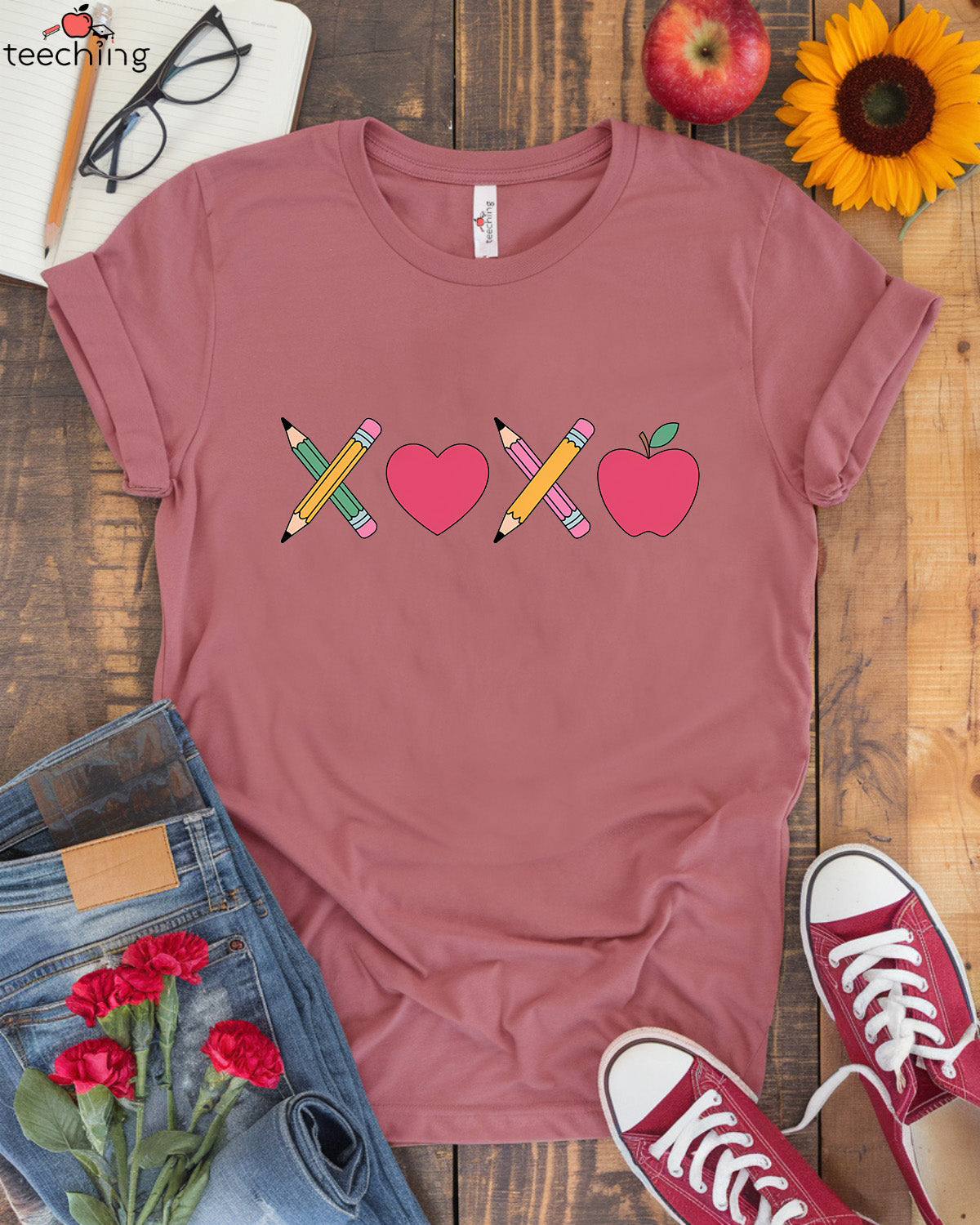 XOXO Teacher Shirt