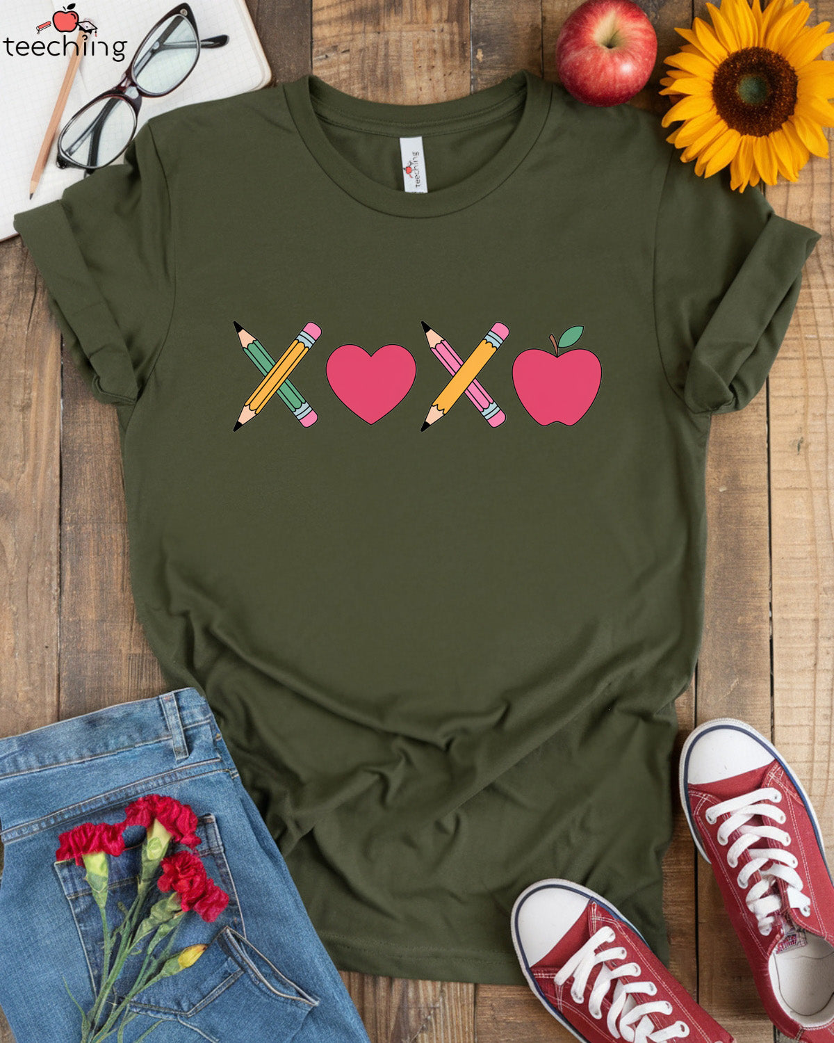 XOXO Teacher Shirt