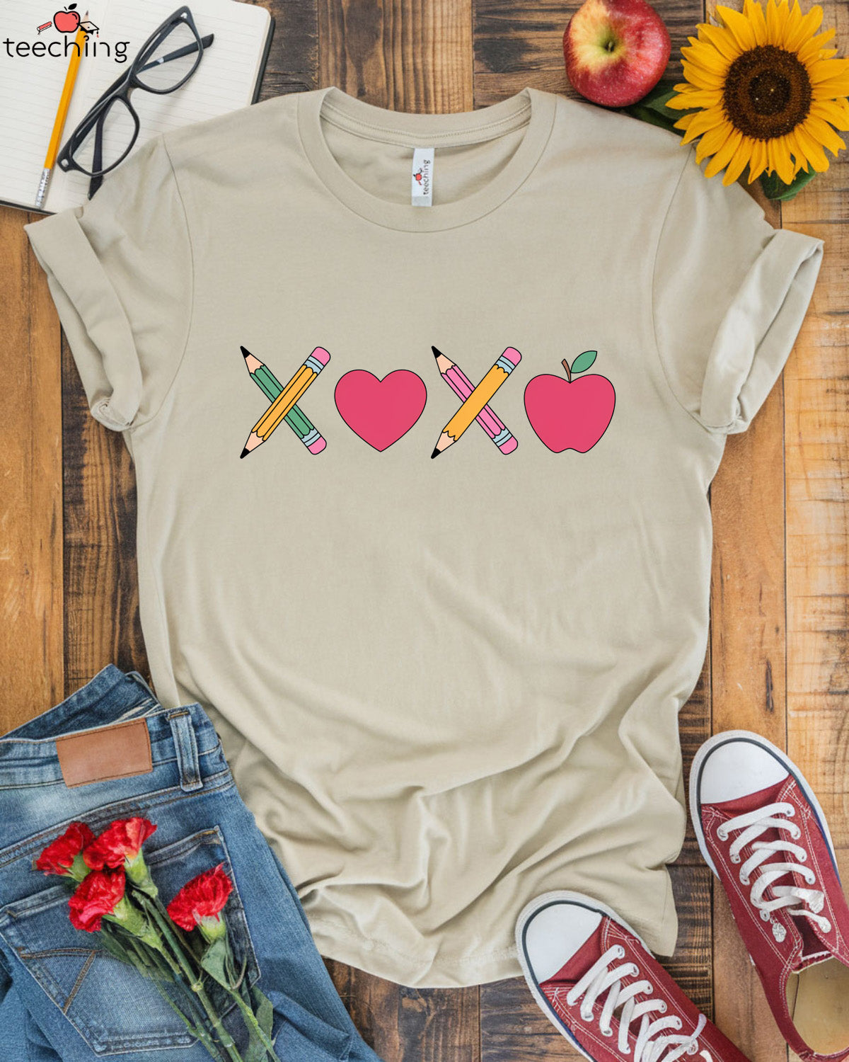 XOXO Teacher Shirt