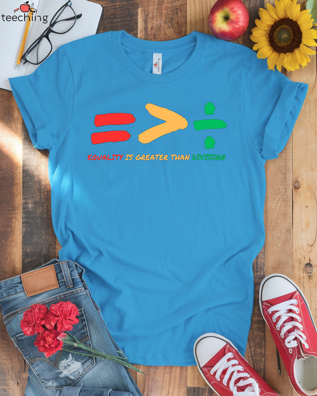 Equality is Greater Than Division T-shirt