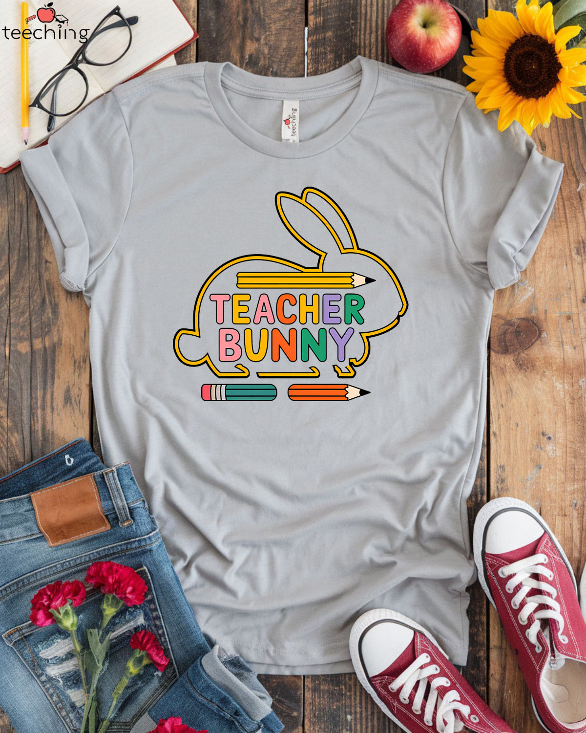 Teacher Bunny T-shirt