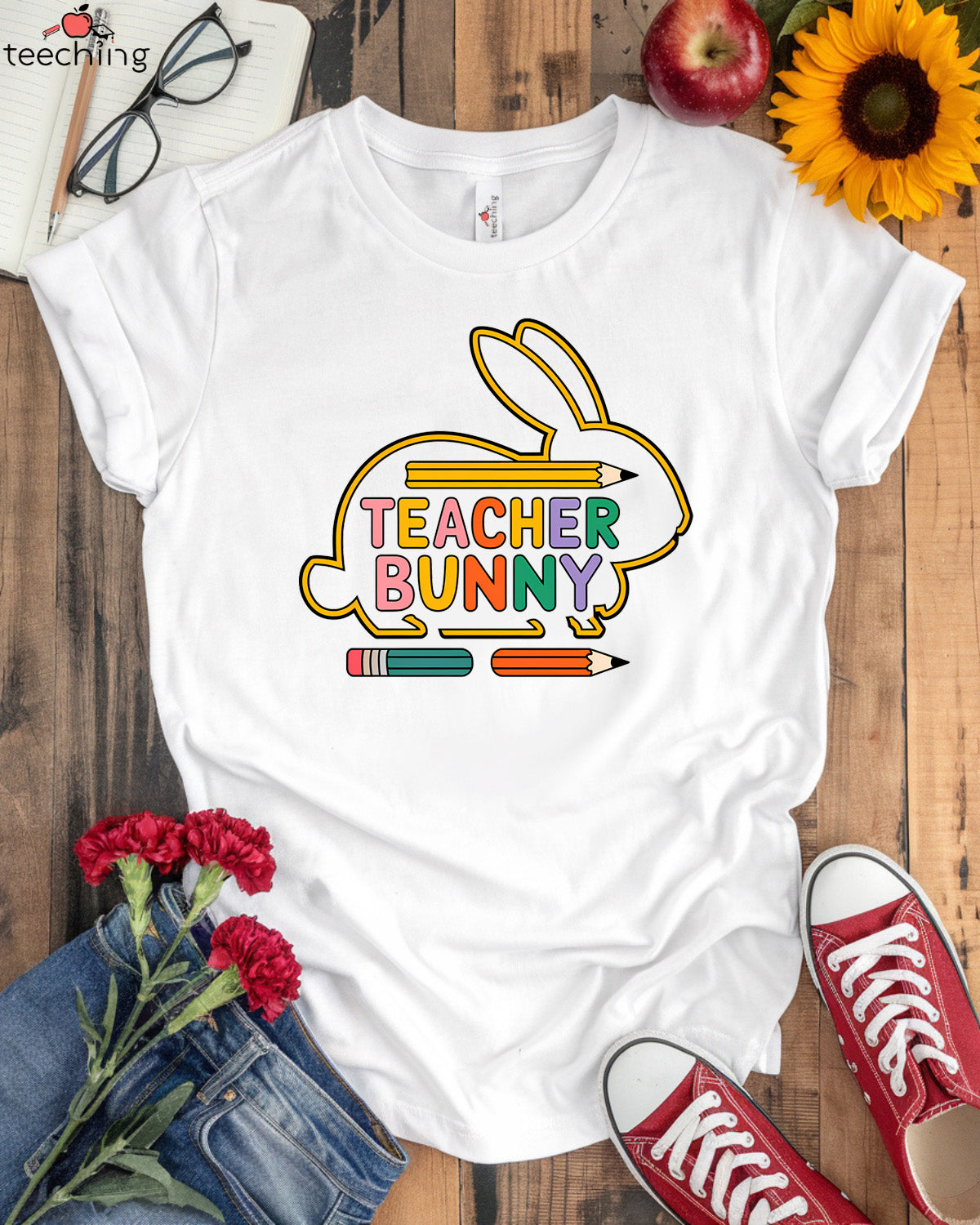 Teacher Bunny T-shirt