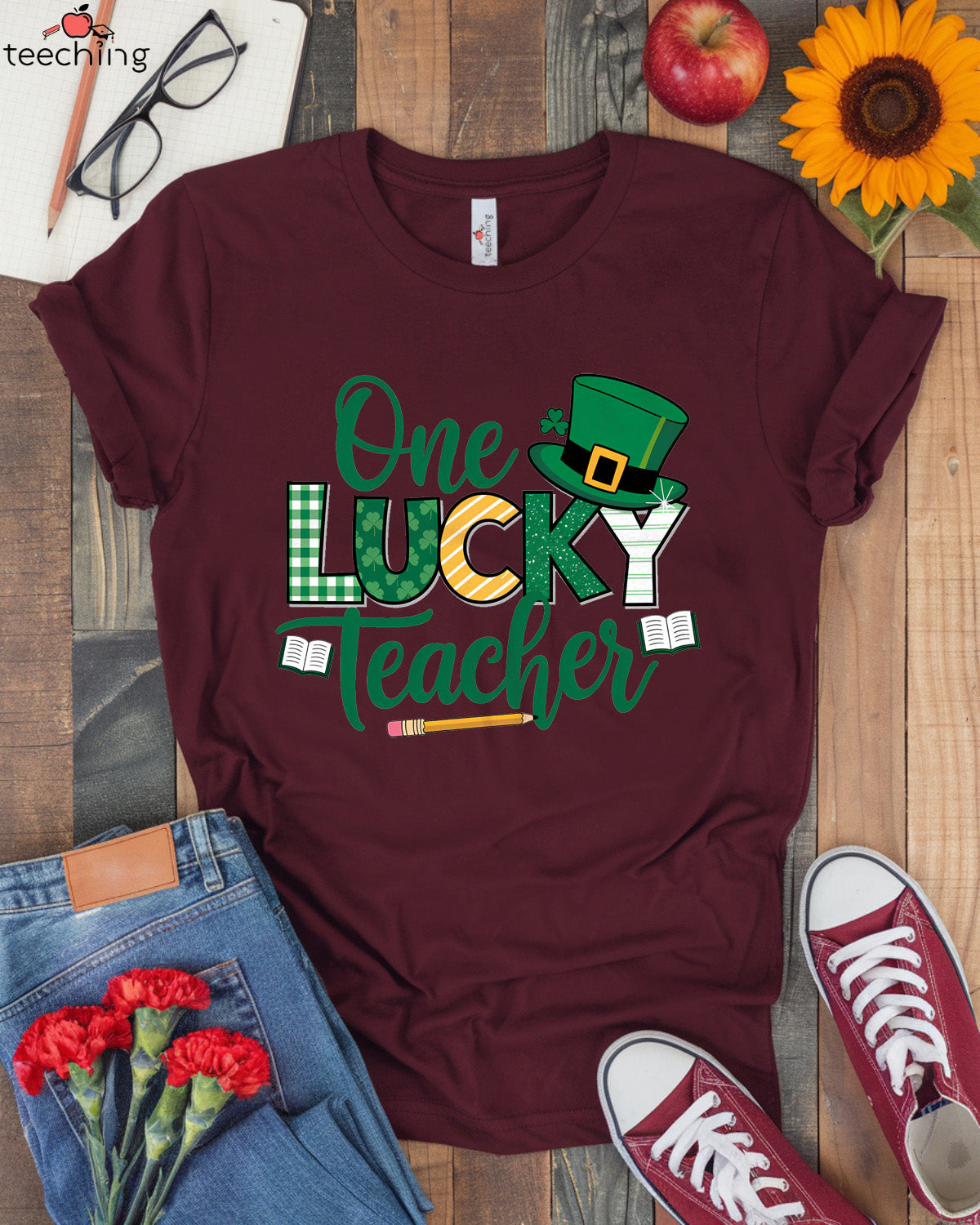 One Lucky Teacher - St. Patrick’s Day Teacher T-Shirt