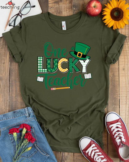 One Lucky Teacher - St. Patrick’s Day Teacher T-Shirt