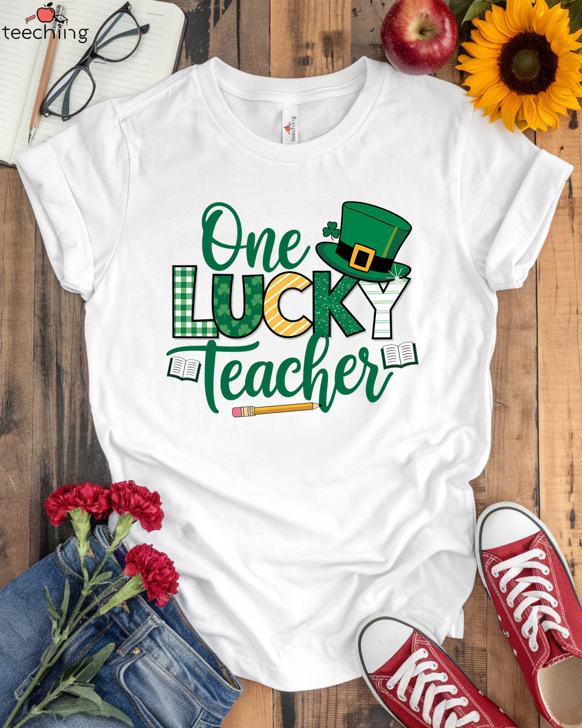 One Lucky Teacher - St. Patrick’s Day Teacher T-Shirt