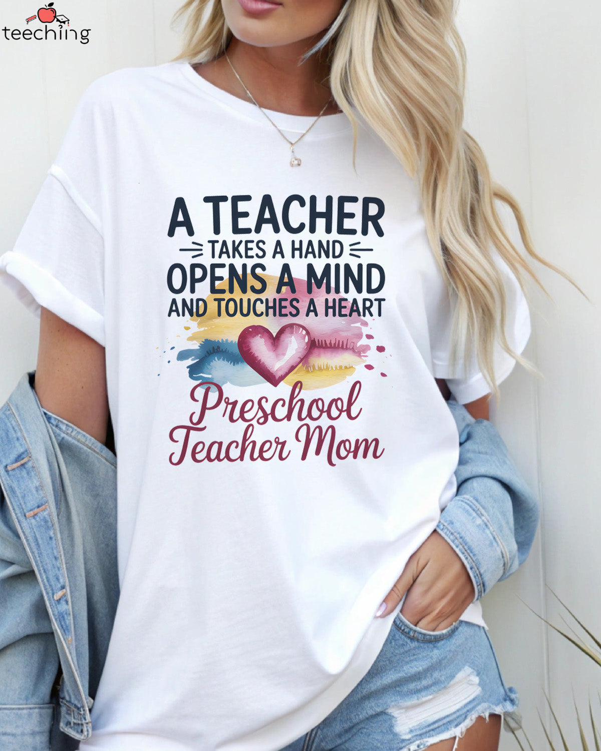 Teacher Takes A Hand Opens A Mind T-shirt