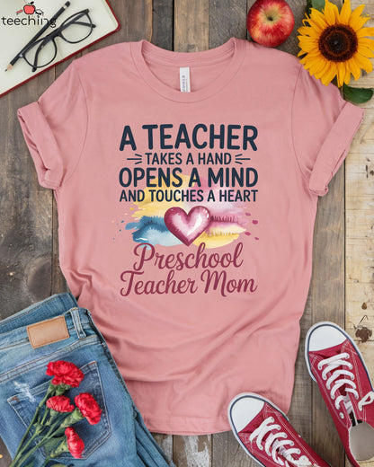 Teacher Takes A Hand Opens A Mind T-shirt